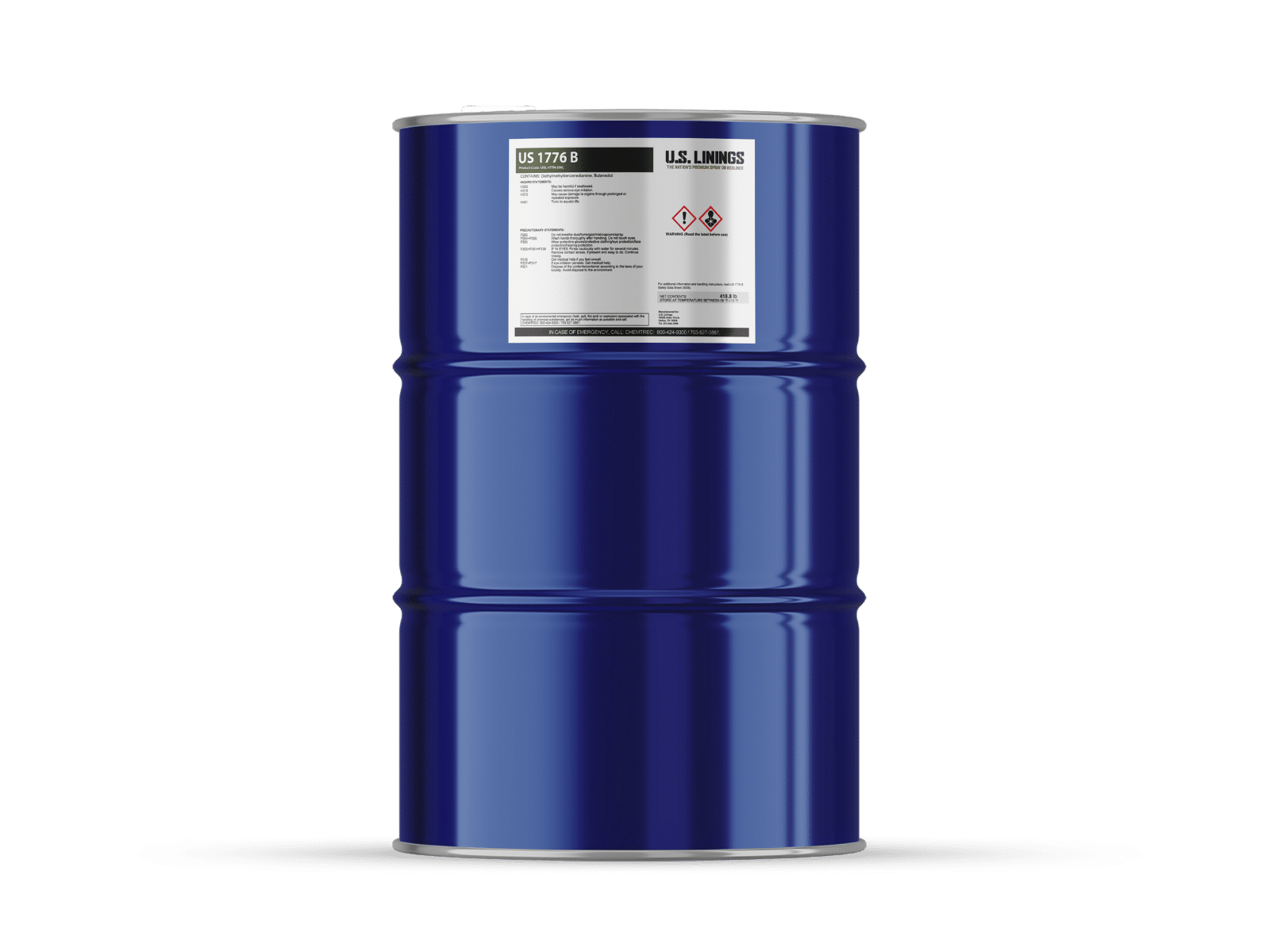 U.S. Linings Chemical 1776 Side B Drum Barrel - High-Quality Bedliner Chemical for your Bedliner Business